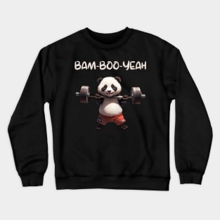 funny panda Crewneck Sweatshirt